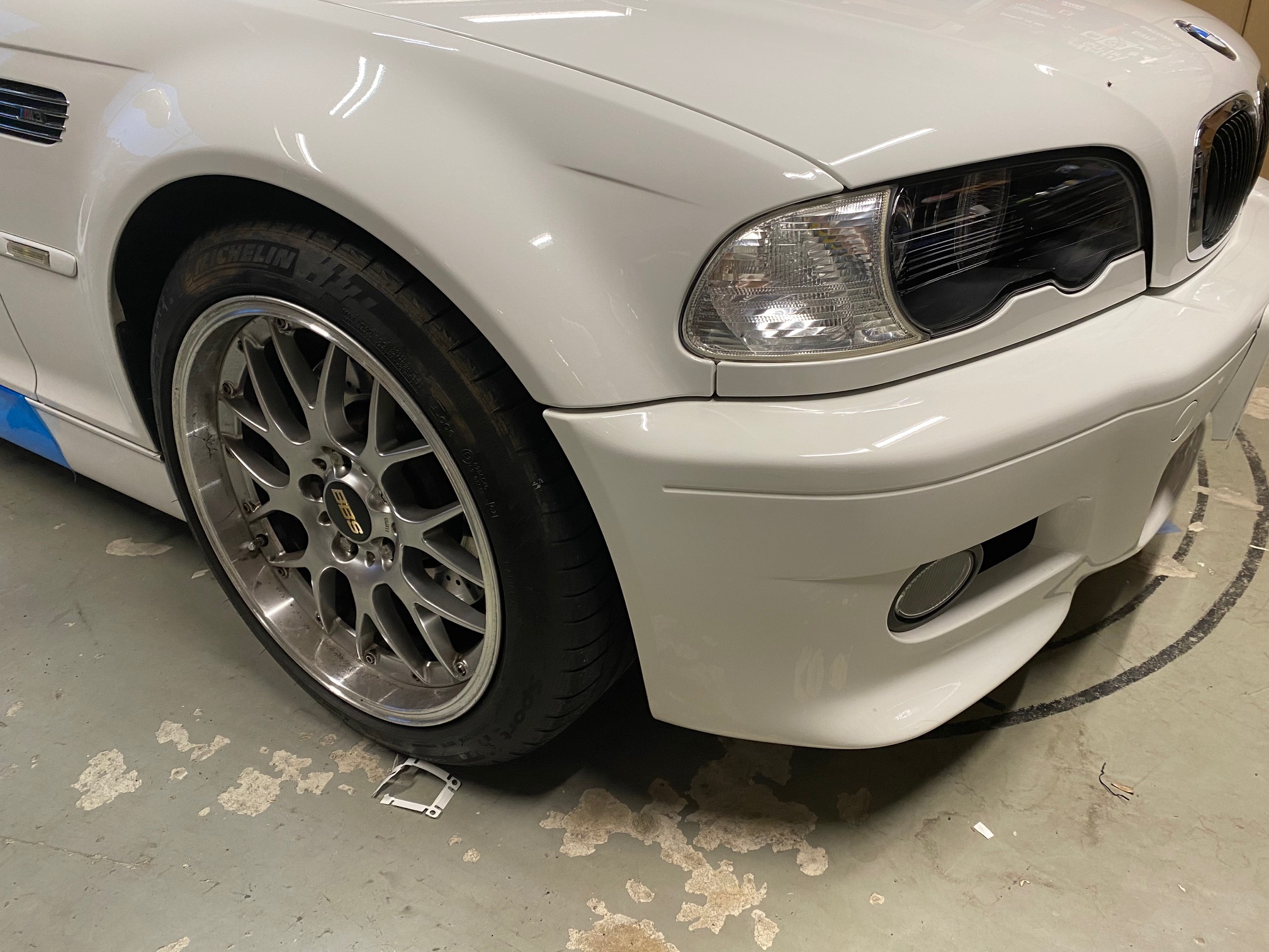 BMW E46 M3に2DINナビゲーション取り付け！！ | 板金・塗装